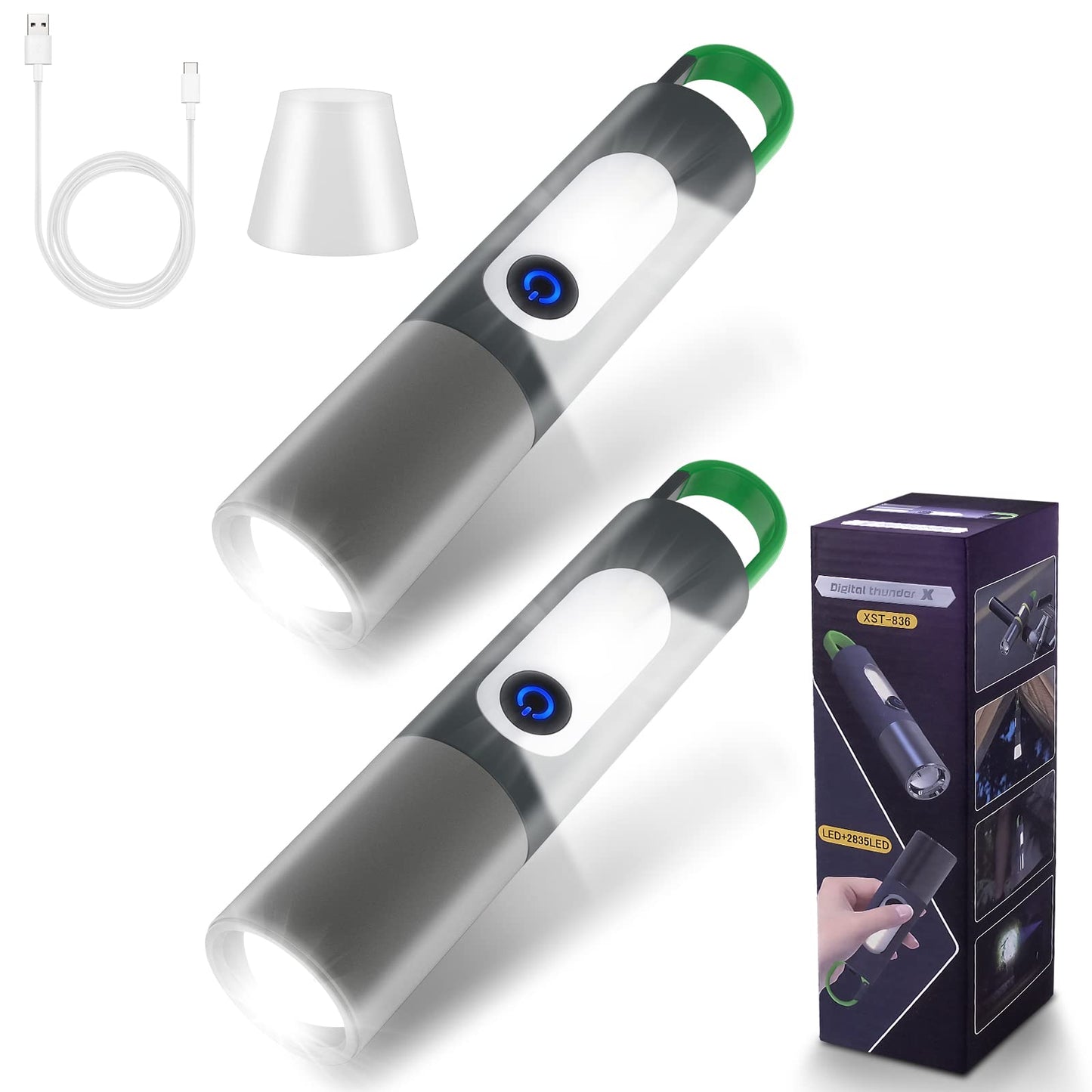 Lampe torche digital thunder x