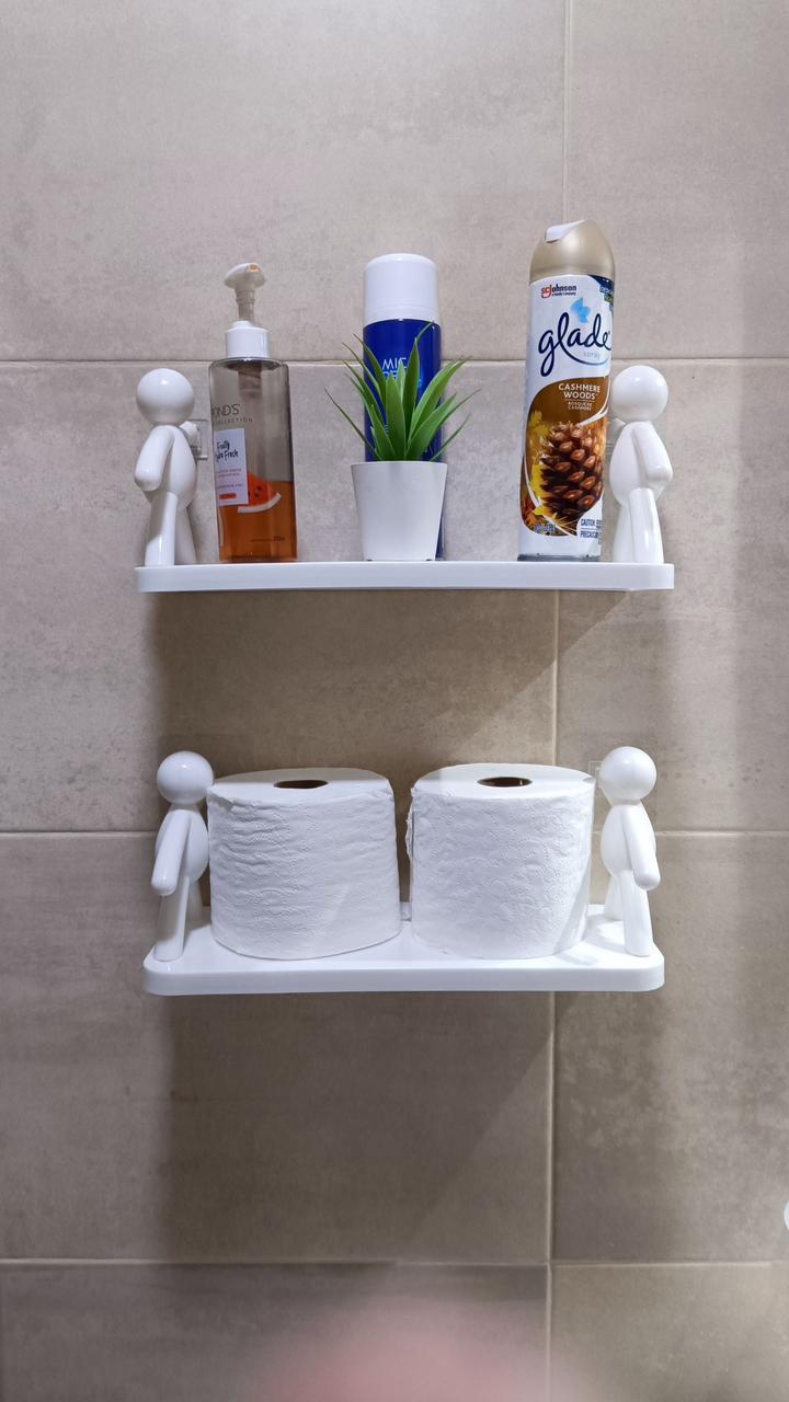 pack 2 element de rangement pour salle de bain