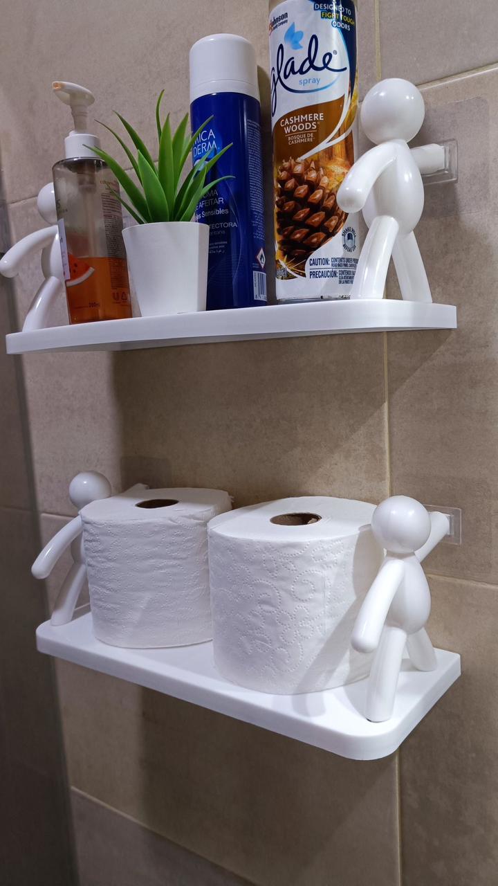 pack 2 element de rangement pour salle de bain