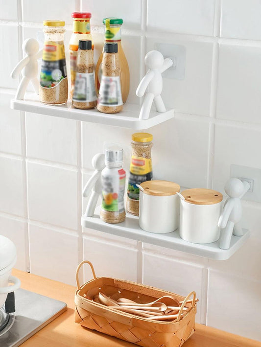 pack 2 element de rangement pour salle de bain